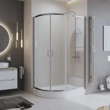 BelBagno Душевое ограждение 120х90 см UNO-195-RH-2-120/90-C-Cr
