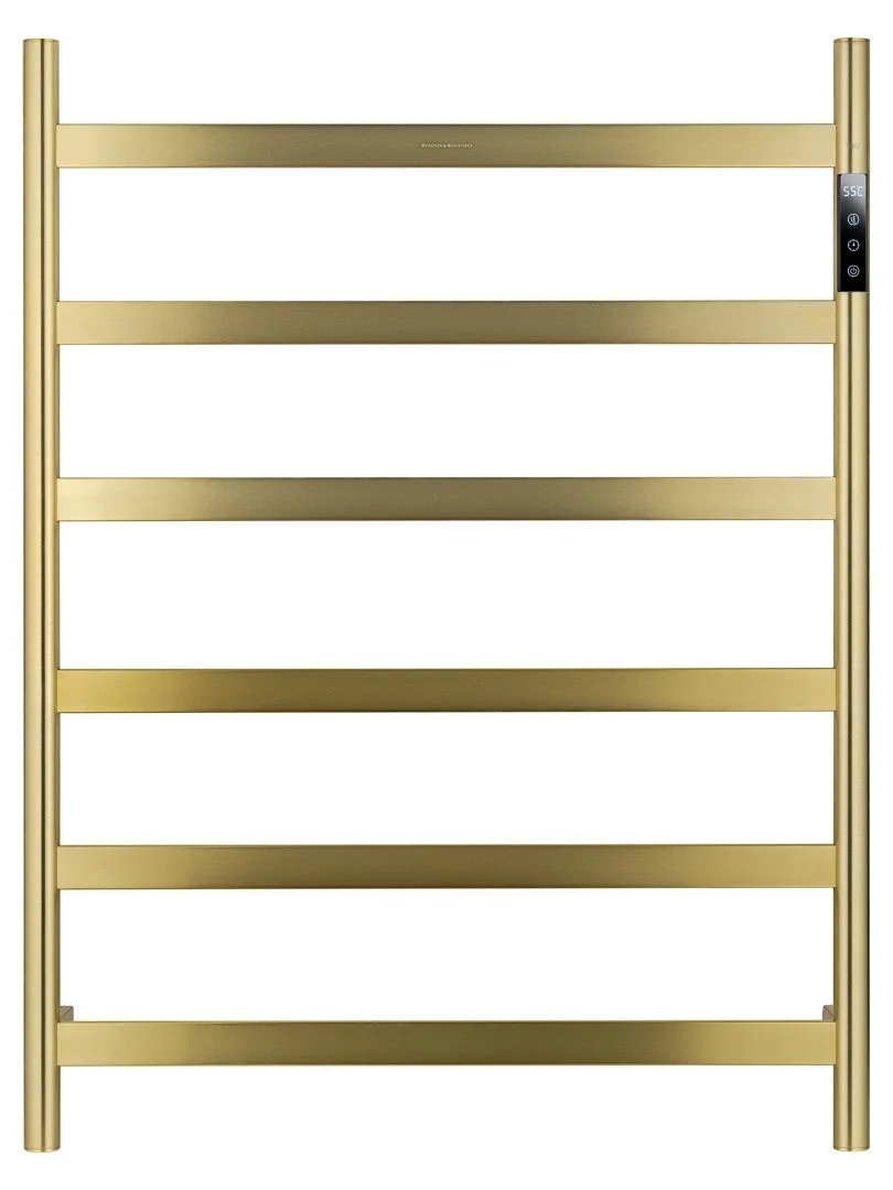 Приобрести полотенцесушитель электрический wonzon & woghand essen, брашированное золото (ww-a405-bg)