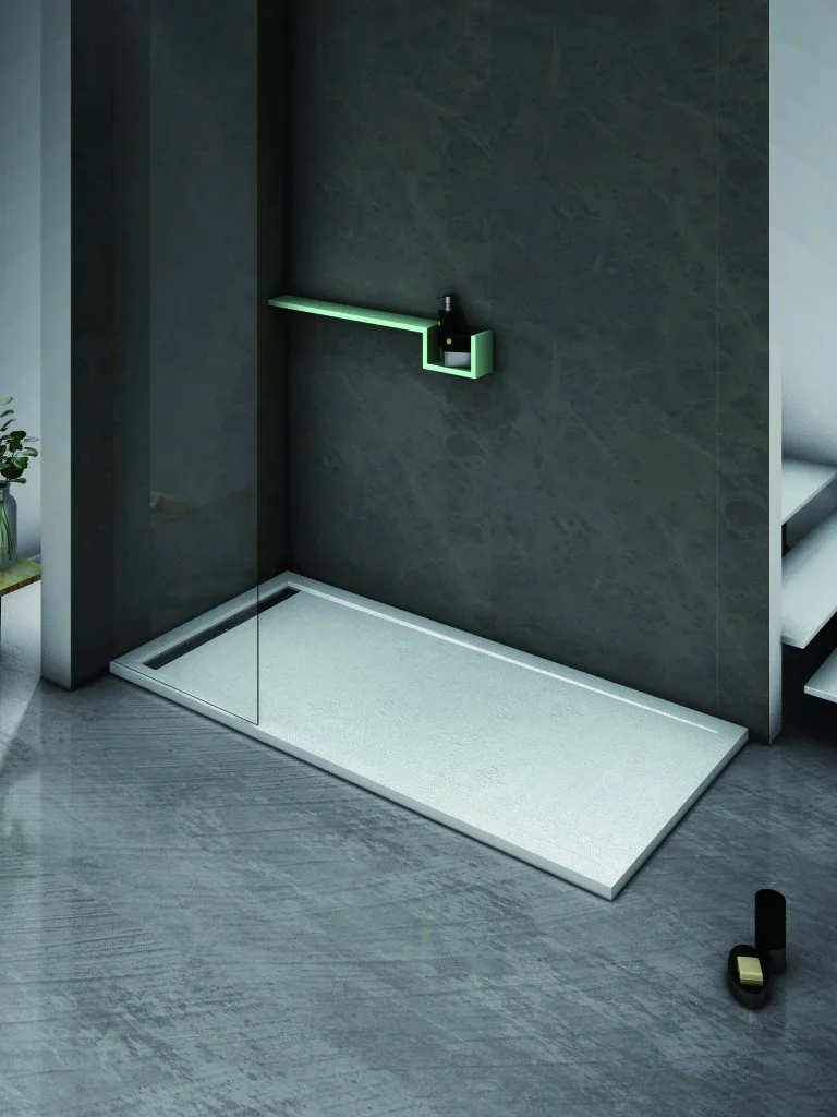 Приобрести cezares поддон из искусственного камня tray 120х80см tray-as-ah-120/80-30-w