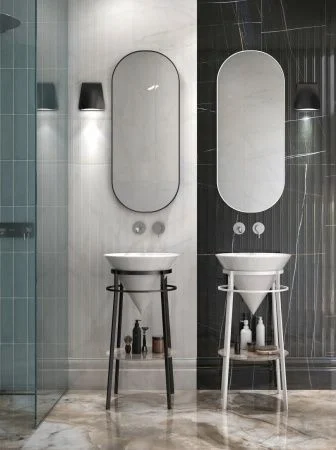 Приобрести зеркало kerama marazzi cono 42 см, белый, co.mi.42\wht