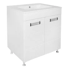 Loranto Тумба напольная с раковиной Дина 60 61х47 см, белая (CS00089907)