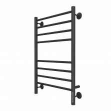 Полотенцесушитель 500х800 мм электрический Terminus Аврора П8, КС 9005, черный матовый 4670078527493