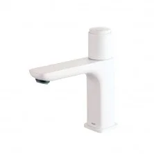 IDDIS Смеситель для раковины Slide Push Control 182мм, белый матовый SLIWTBTi01