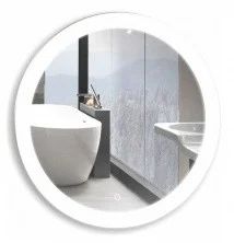 Зеркало AZARIO Перла 65х65 см c подсветкой , сенсор выключатель, подогрев LED-00002262 