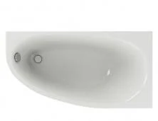 Акриловая ванна асимметричная Aquatek Дива R 160х90 см правая
