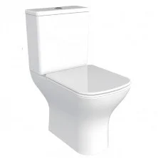 Azario Напольный унитаз-компакт Iris, безободковый, c крышкой с микролифтом AZ 8353