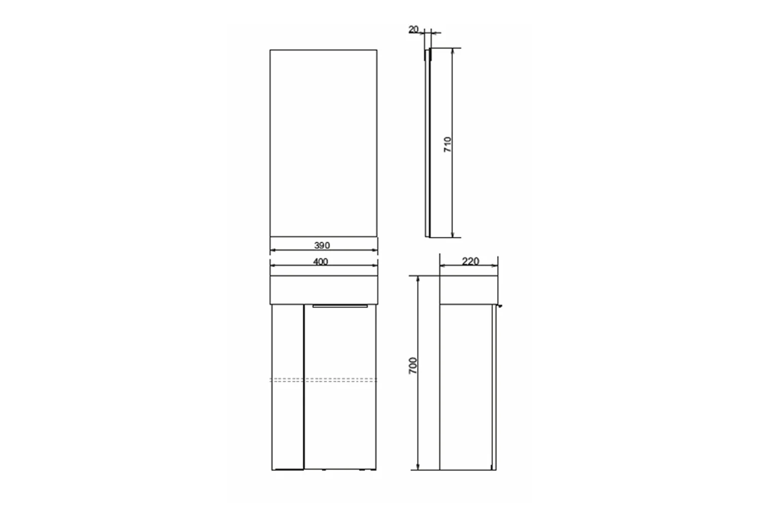 Приобрести сomforty зеркало "асти-40", дуб темно-коричневый