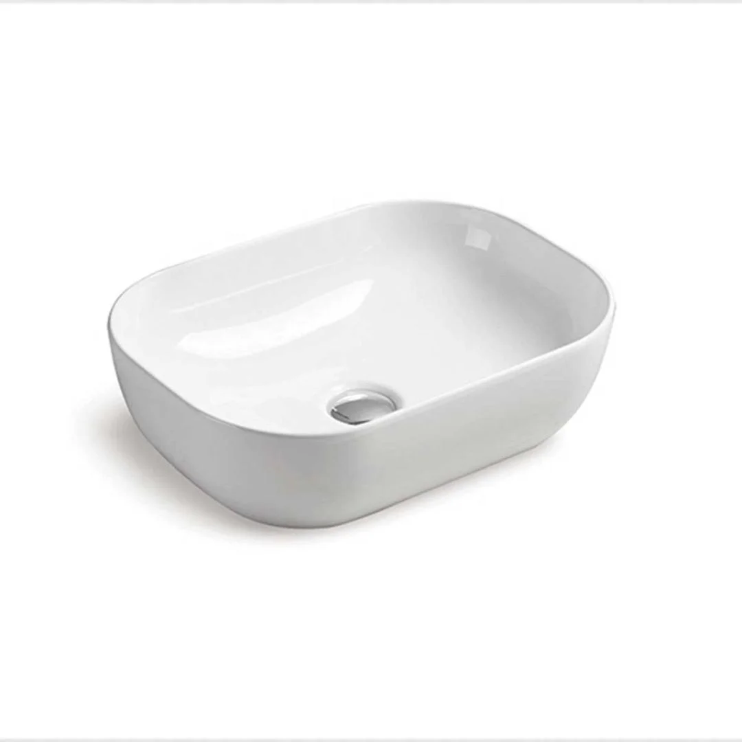 Приобрести vincea раковина накладная 45х32 см, белая vbs-102
