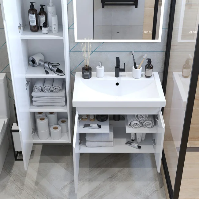 Приобрести briz тумба подвесная biella 70 см, белая, т18-70