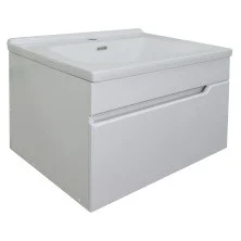 Loranto Тумба подвесная с раковиной Mari 60/1 60х44 см, белая (CS00085082)