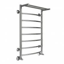 Terminus Полотенцесушитель Классик П8 50х80 см, с полкой, водяной, хром