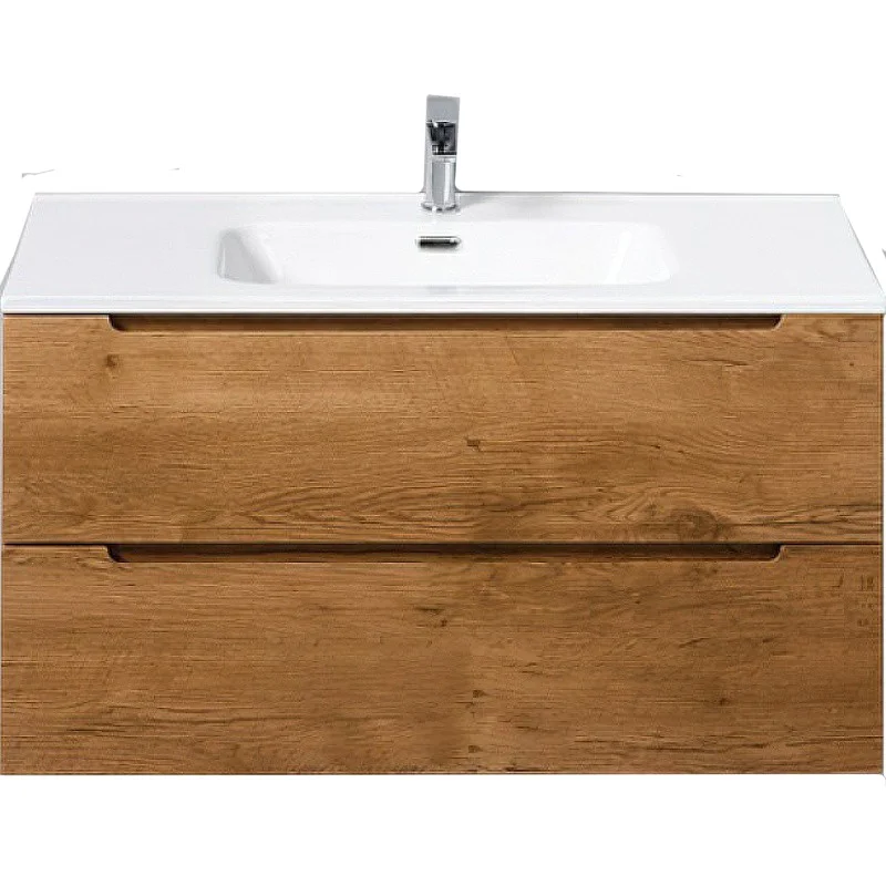 Приобрести тумба подвесная с раковиной belbagno etna-900-2c-so-rn-p 90 см, rovere nature