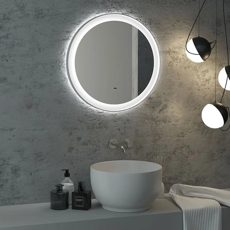 Приобрести continent зеркало с подсветкой planet white 70х70 см, бесконтактный включатель, белое