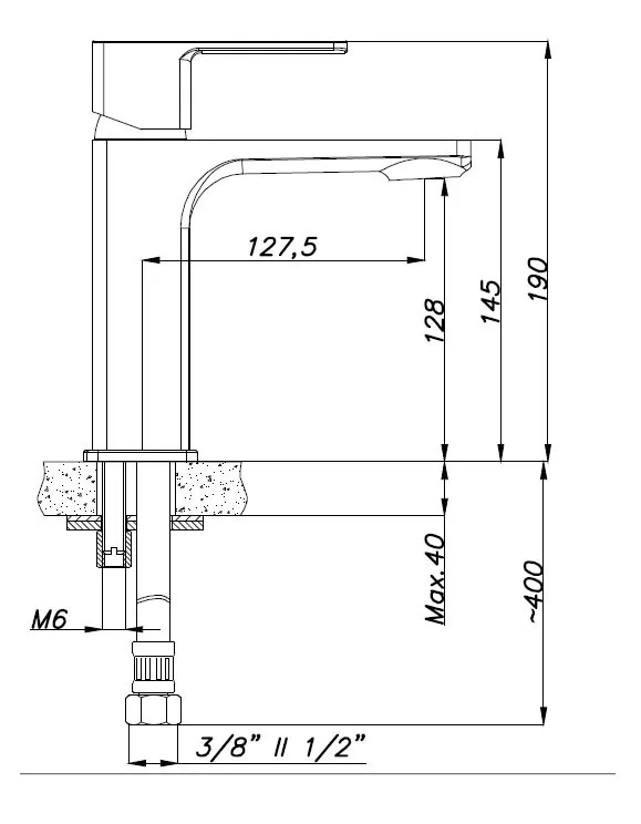 Приобрести смеситель для раковины azario cadeo, 190мм, хром az-15944501