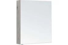 Aquanet Зеркальный шкаф Алвита new 70 см, дуб веллингтон белый