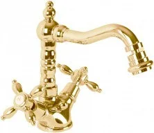 CEZARES Смеситель для биде NOSTALGIA c донным клапаном, золото NOSTALGIA-BS2-03/24