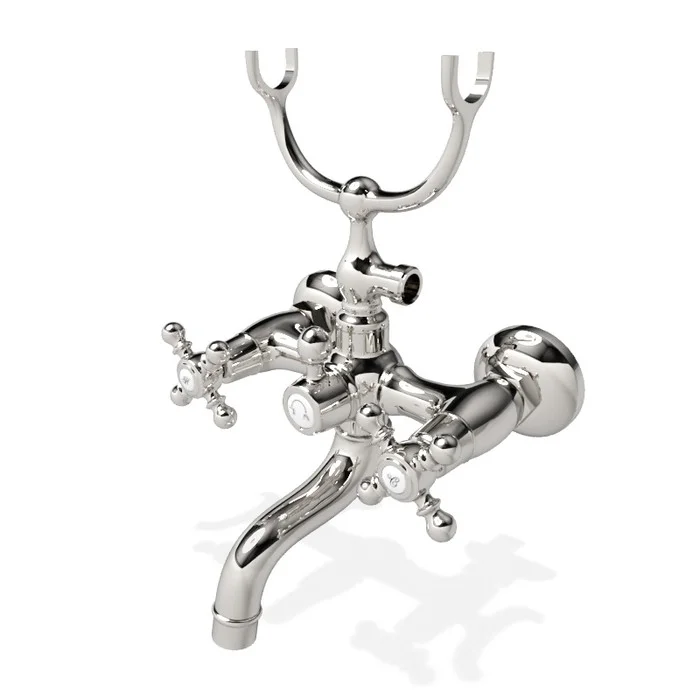 Приобрести iddis смеситель для ванны sam 215мм, белый\хром samsb02i02