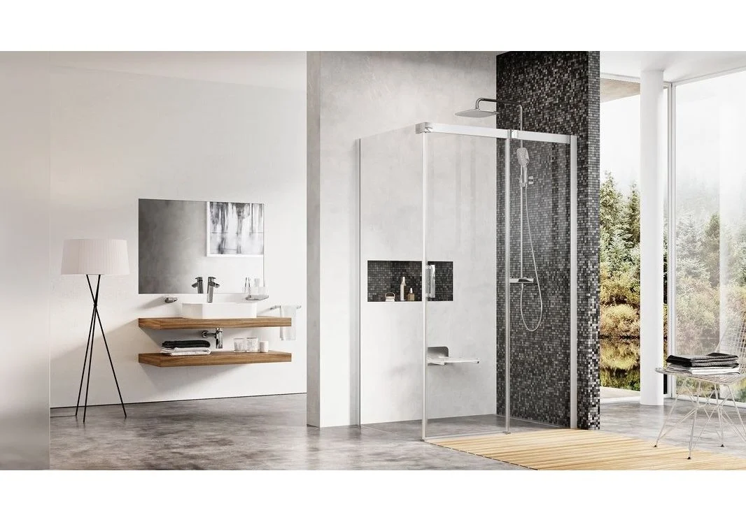 Приобрести ограждение душевое ravak matrix msdps 100х80 см 0wpa4u00z1 r сатин/прозрачное