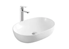 Sintesi Раковина накладная 475х340 мм, белая, без отверстия под смеситель LVB-APP-404