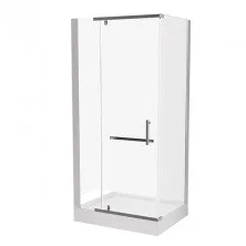 Ограждение душевое Mirsant Arena Square 100х100 см хром/прозрачное