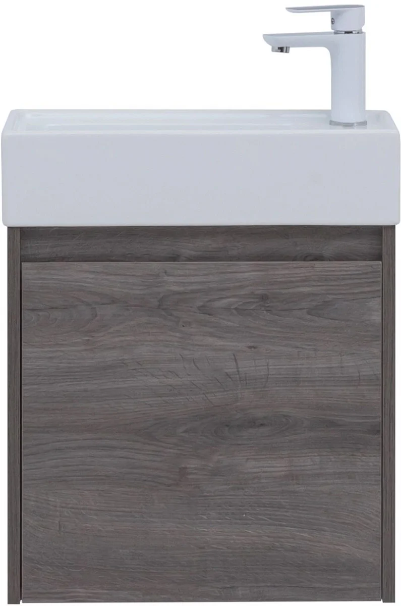Приобрести aquanet тумба с раковиной nova lite 50 см, дуб рошелье (1 дверца)