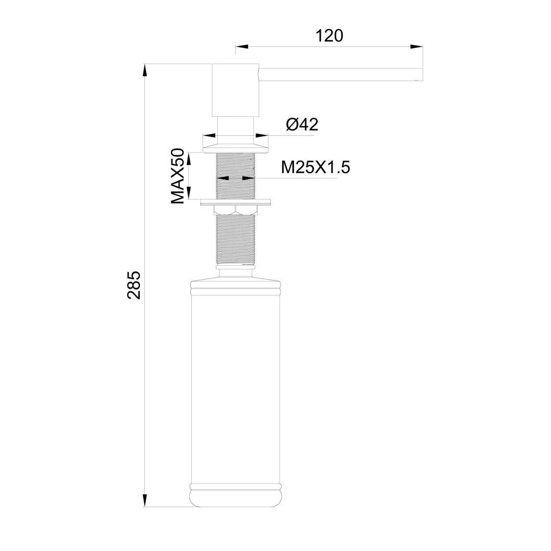 Приобрести дозатор мыла wonzon & woghand, брашированное золото (ww-88sd02-bg)