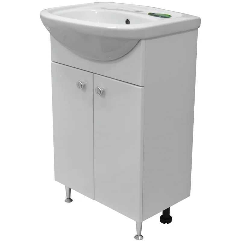 Приобрести loranto тумба напольная с раковиной моника new 50х80 см, белая (cs00076238)