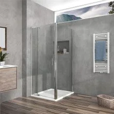 Vincea Душевое ограждение Intra 80\90х80 см, прозрачное, хром VSR-1I809080CL