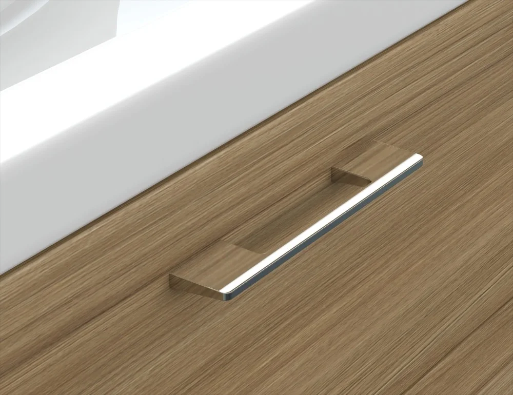 Приобрести тумба cersanit lara 80 см. подвесная с раковиной, 2 ящика, орех.