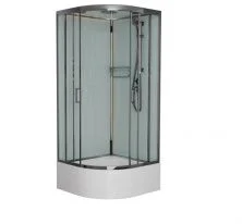 Frank Душевая кабина F409/2 Brilliant с высоким поддом, угловая