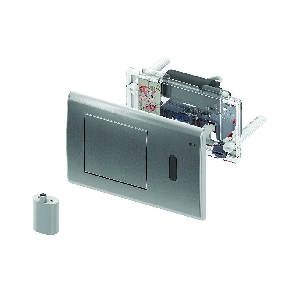 Приобрести tece кнопка смыва planus для инсталляции, бесконтактная 6 v, сатин 9240350