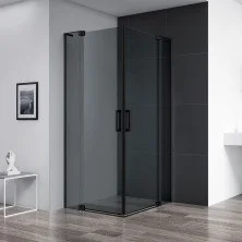 Cezares Душевое ограждение SLIDER 70х70 см, серый\черный SLIDER-A-2-70/80-GRIGIO-NERO