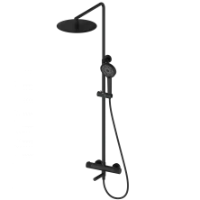 Душевая система с термостатом WONZON & WOGHAND, Черный матовый (WW-88739902-MB)