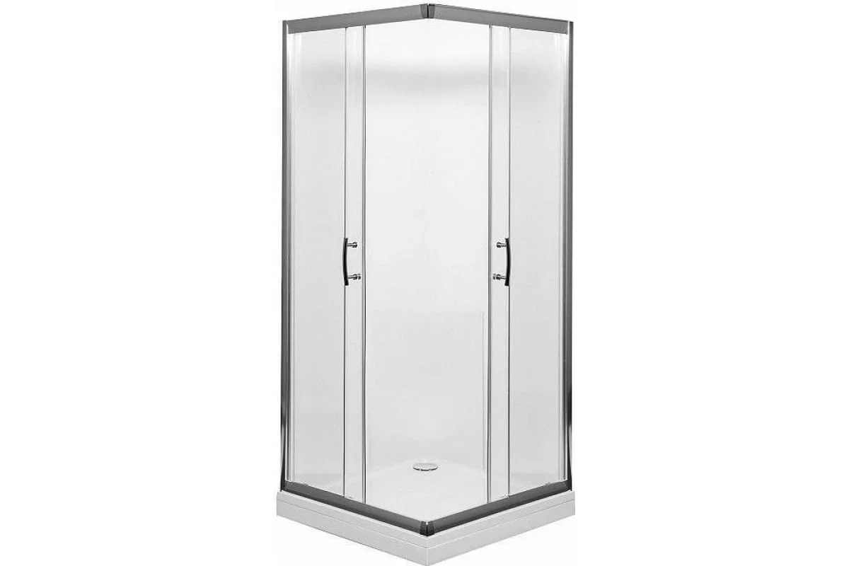Приобрести aquanet душевое ограждение alfa cube naa1142 100x100, прозрачное стекло