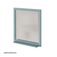 Caprigo Зеркало JARDIN 75 см, голубое, эмаль