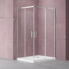 Vincea Душевое ограждение Dice 90х90 см, прозрачное, хром VSS-4D900CL