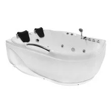 Loranto Ванна акриловая с гидромассажем 170х120 см, белая, левосторонняя (CS-806NL)