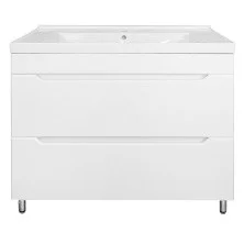 Loranto Тумба напольная с раковиной Палермо 90/2Н 90х53 см, белая (CS00090463)