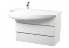 Тумба подвесная с раковиной Laufen Ilbagnoalessi One 90 см 4.2447.0.097.631.1, белый глянец