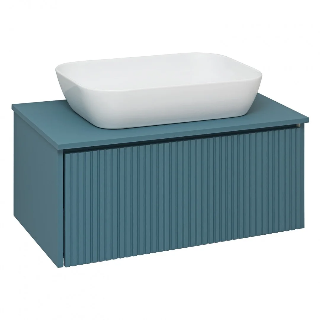 Приобрести aqua de marco тумба подвесная monaco 80см, аквамарин