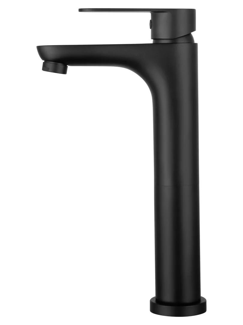 Приобрести смеситель для раковины высокий wonzon & woghand alfa, черный матовый (ww-a40232-mb)