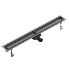 Душевой трап-лоток 90 см WONZON & WOGHAND, Темный графит (WW-651900T-BGM)