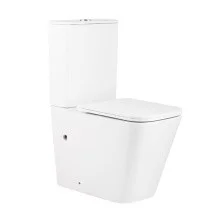 Briz Унитаз компакт IMPRESS безободковый, сиденье дюропласт с микролифтом, белый
