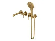 Hayzburg Встраиваемый смеситель для ванны и душа, золото матовое HB-4004-2BG