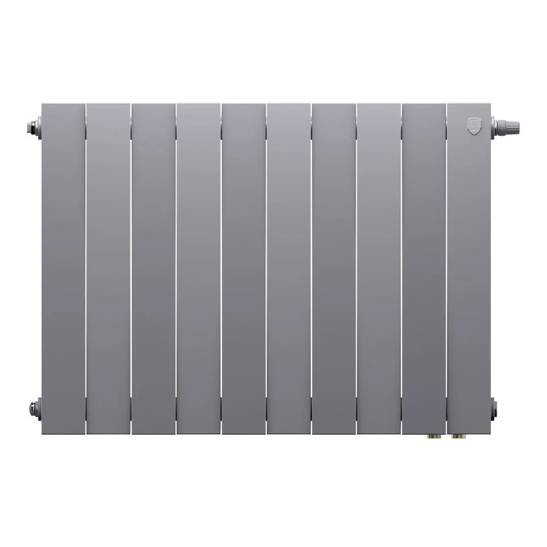 Приобрести royal thermo радиатор биметаллический pianoforte 500 /silver satin ( серебристый ) vdr80 - 10 секц.