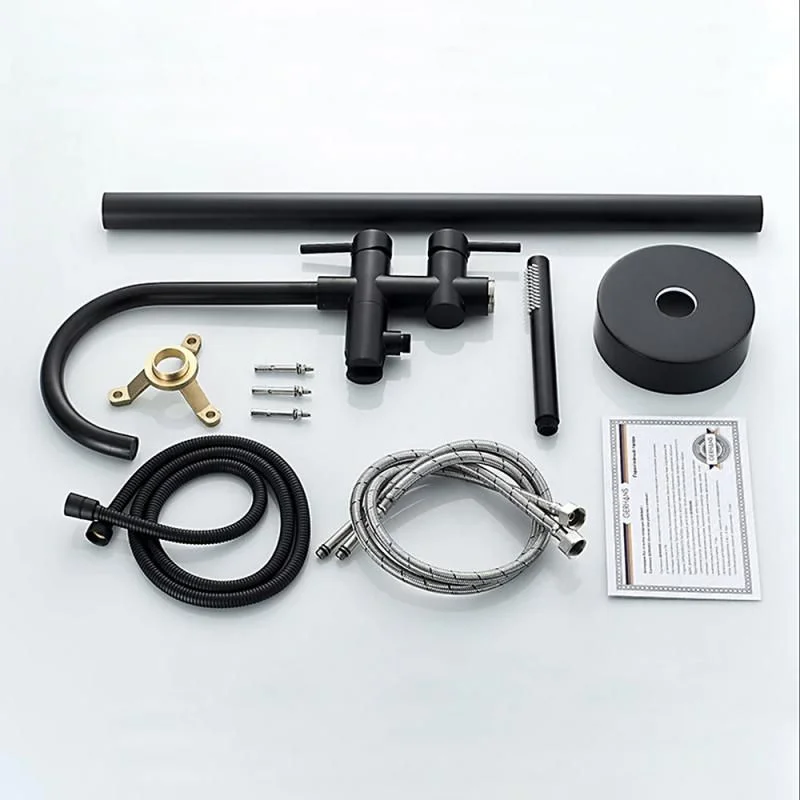 Приобрести gerhans напольный смеситель для ванны k15, черный k13219b