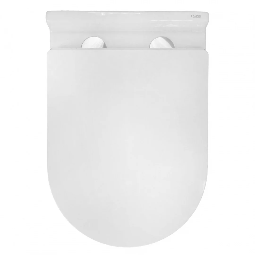 Приобрести унитаз подвесной безободковый azario fora az-0017 с крышкой микролифт