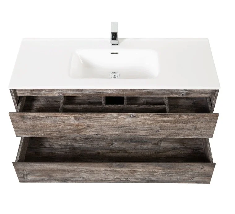 Приобрести тумба подвесная с раковиной belbagno kraft-1200-2c-so-pp 120 см, pino pasadena