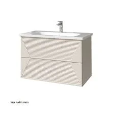 Caprigo Тумба с раковиной MODO Terza 80 см, светло бежевый 35612 11