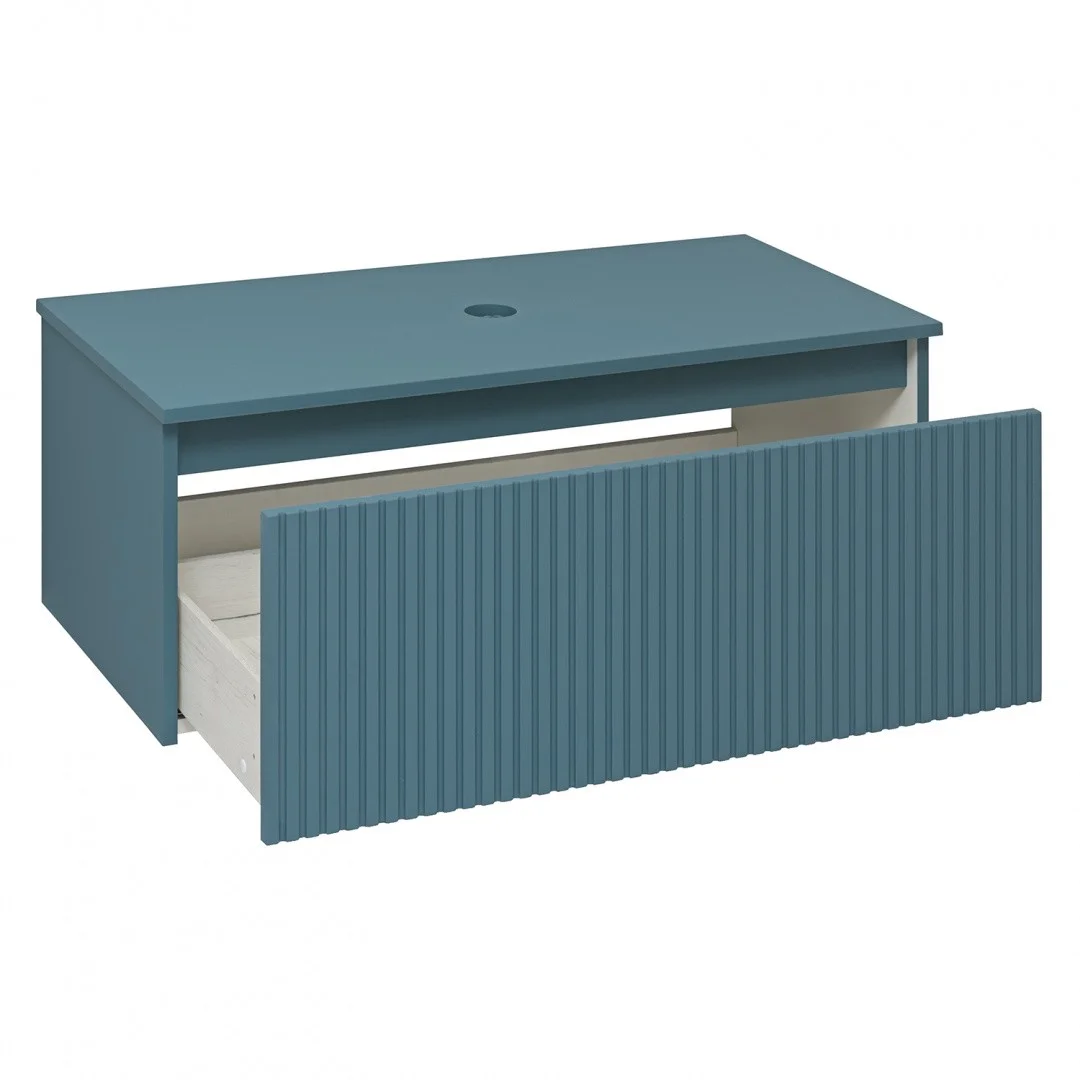 Приобрести aqua de marco тумба подвесная monaco 90см, аквамарин